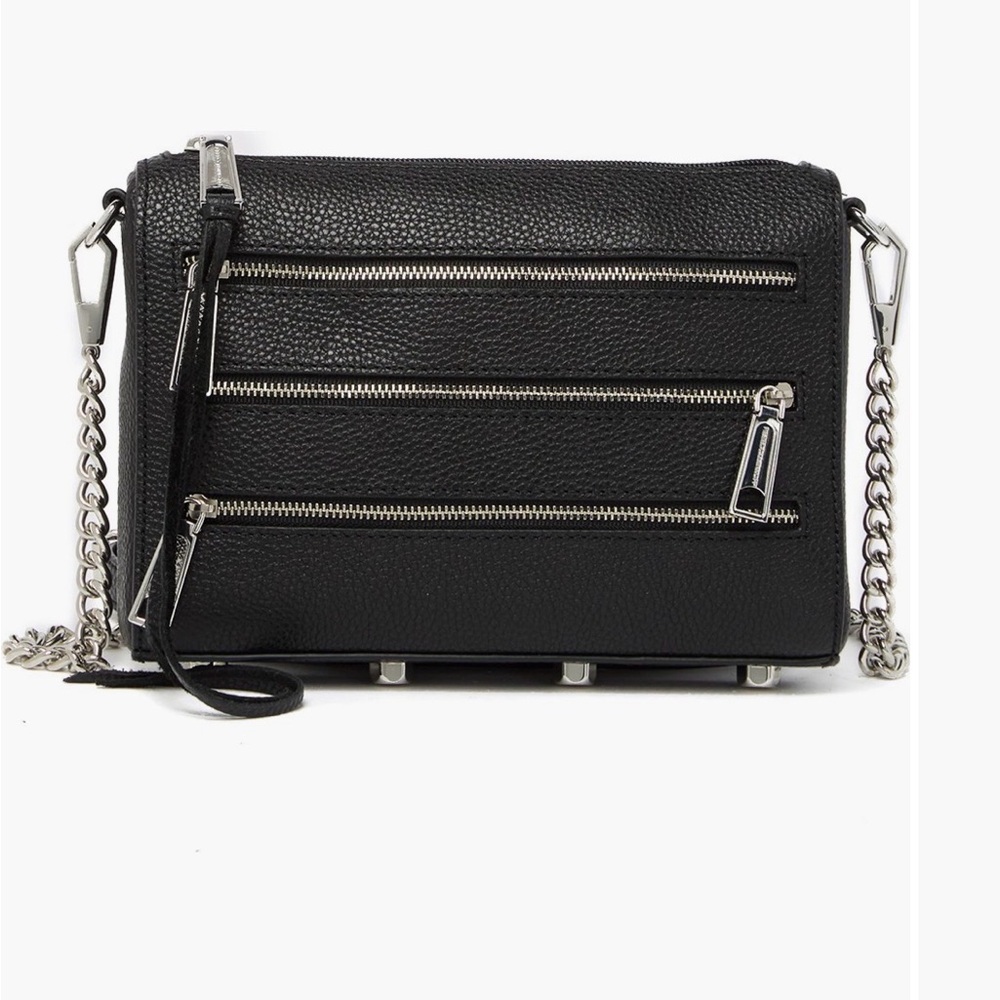 Rebecca MINKOFF 3 zipper small bag with metal and leather strap. - Picture 2 of 7